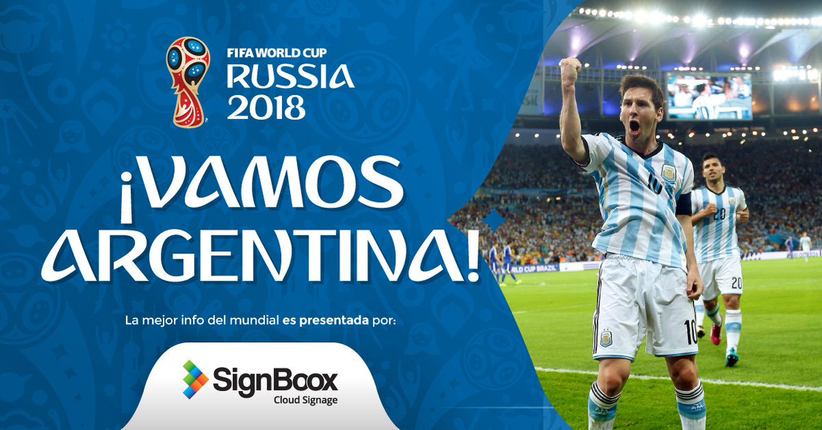El Mundial llegó a SignBoox! VAMOS ARGENTINA!