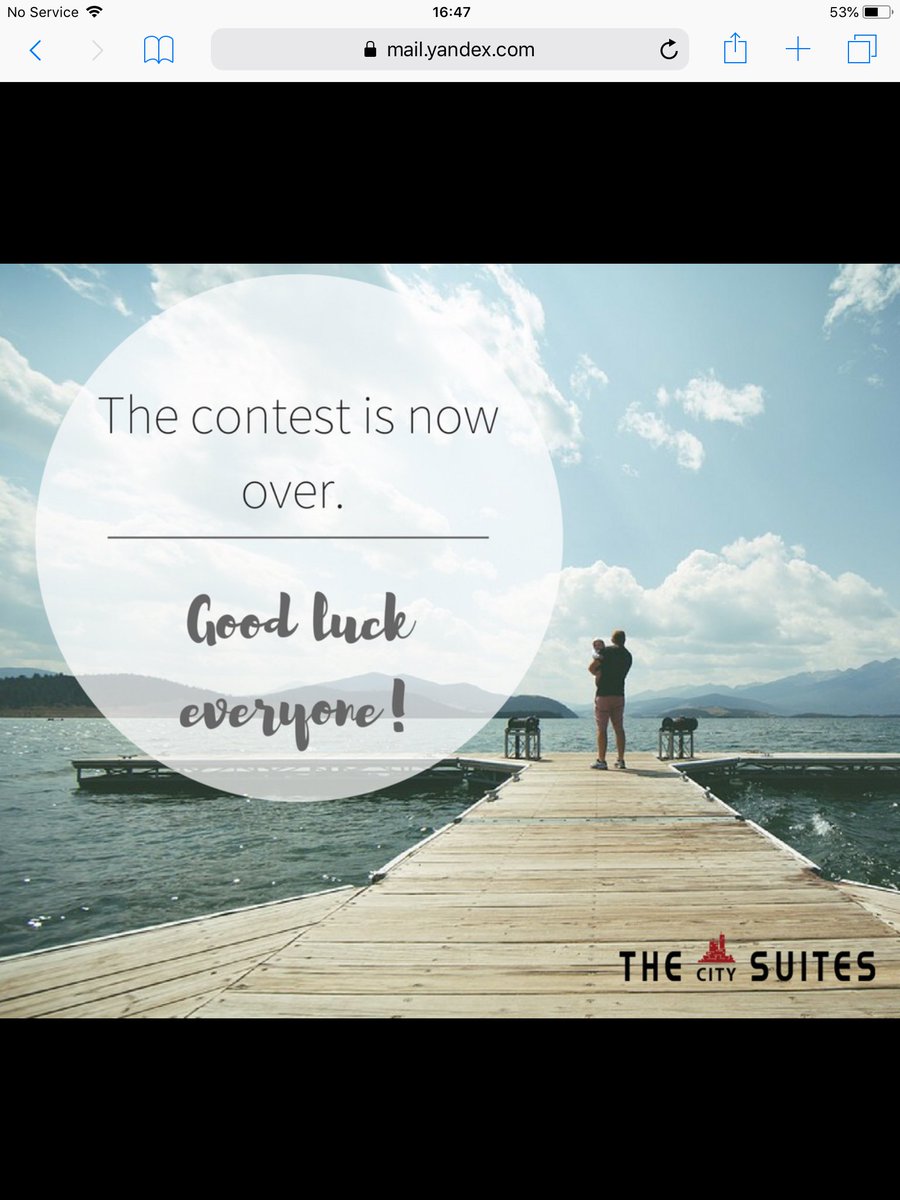 TheCitySuites's tweet photo. The contest is over !!!! 🙈🙈🎇 https://t.co/SoKcXUfUBD