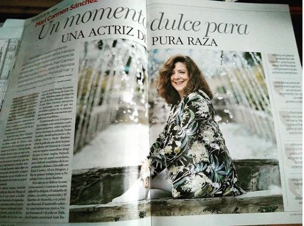 yoloviprimeroSL's tweet photo. #MariCarmenSanchez, una actriz de pura raza. Entrevista para el suplemento #C7 de @canarias7 , donde nos cuenta muchos detalles del rodaje de su proyecto actual, #hierrolaserie 🎬🎬 @MovistarPlus https://t.co/eSvYGhCFX9
