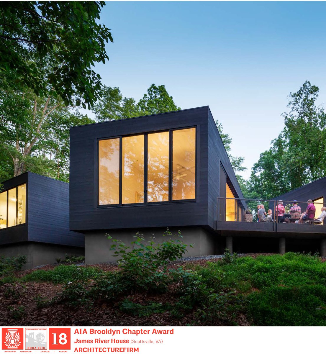 The Best of #AIABrooklyn Chapter Award is awarded to #ARCHITECTUREFIRM for James River House

Congratulations! 📷 #JamesRiverhouse #BQDA18 #AIABrooklyn #AIAQueens #AIABronx