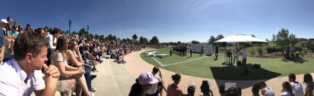 TJacquinod's tweet image. Fier que la gare #Aixploration soit une pépite des élèves du projet re-creation avec @thecampProvence @ConnectGares. Entendre nos CM1-CM2 expliquer les Smartgrid et le fonctionnement des robots.