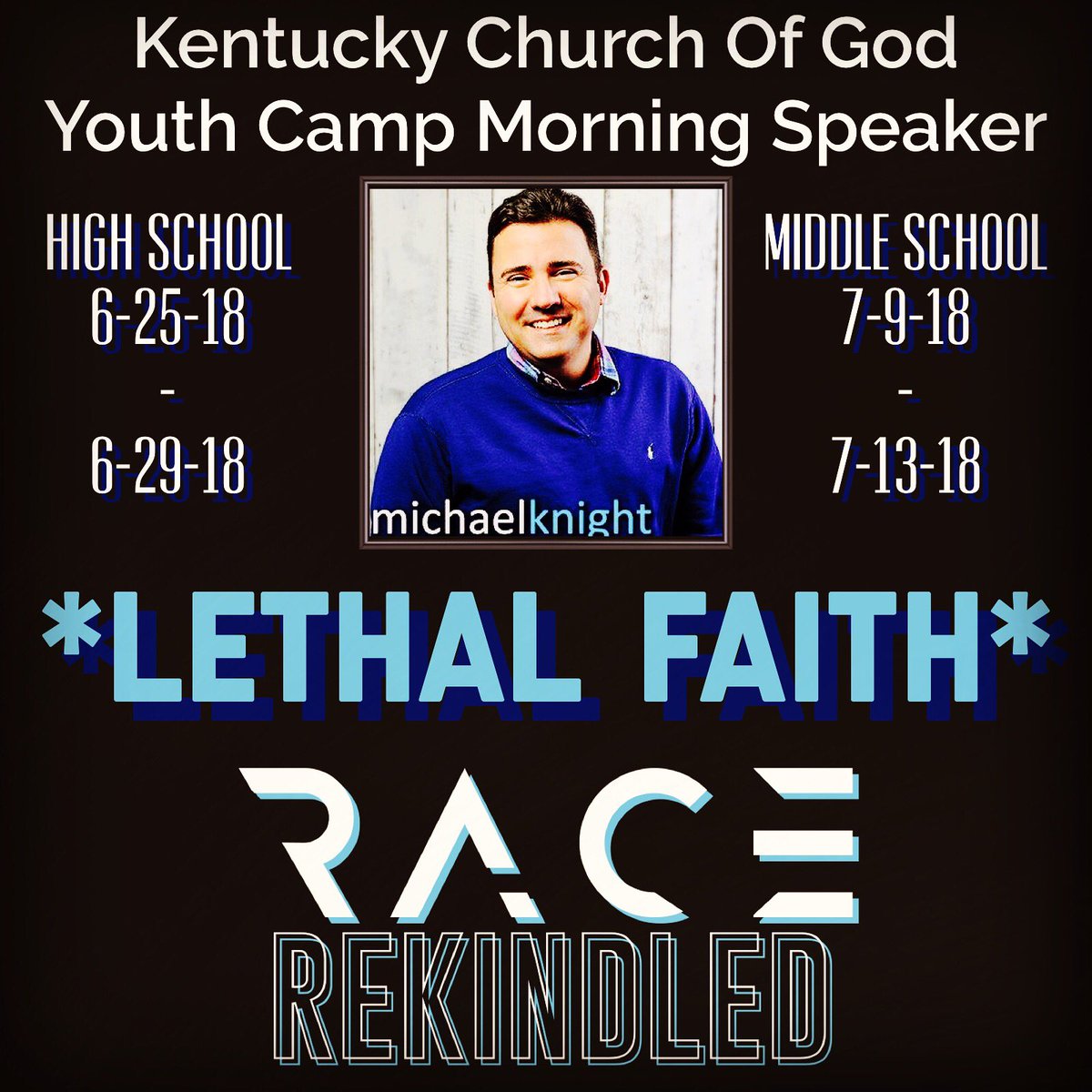 TheNeverBefore_'s tweet photo. We have 2 great weeks coming up! Join us via Livestream “KYYD” page. RACE Band will be leading worship during night services. If you’re interested in booking visit https://t.co/xWtD5LCk3w https://t.co/GLbC04Rbov