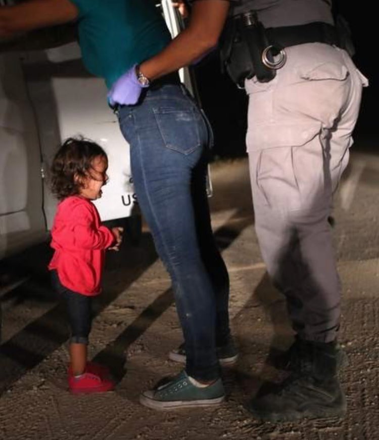 rob_peterson's tweet photo. Americans who support what is happening on our southern border, children being locked in Walmarts and military bases, separated from their families, should be dragged in the road and left there. #Disgusting #fucktrump #fuckrepublicans #TrumpConcentrationCamps https://t.co/SJPfswLzMn