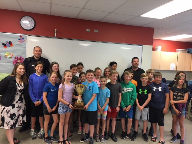 Congratulations LInden lanes school patrollers on second-place school patrol of the year