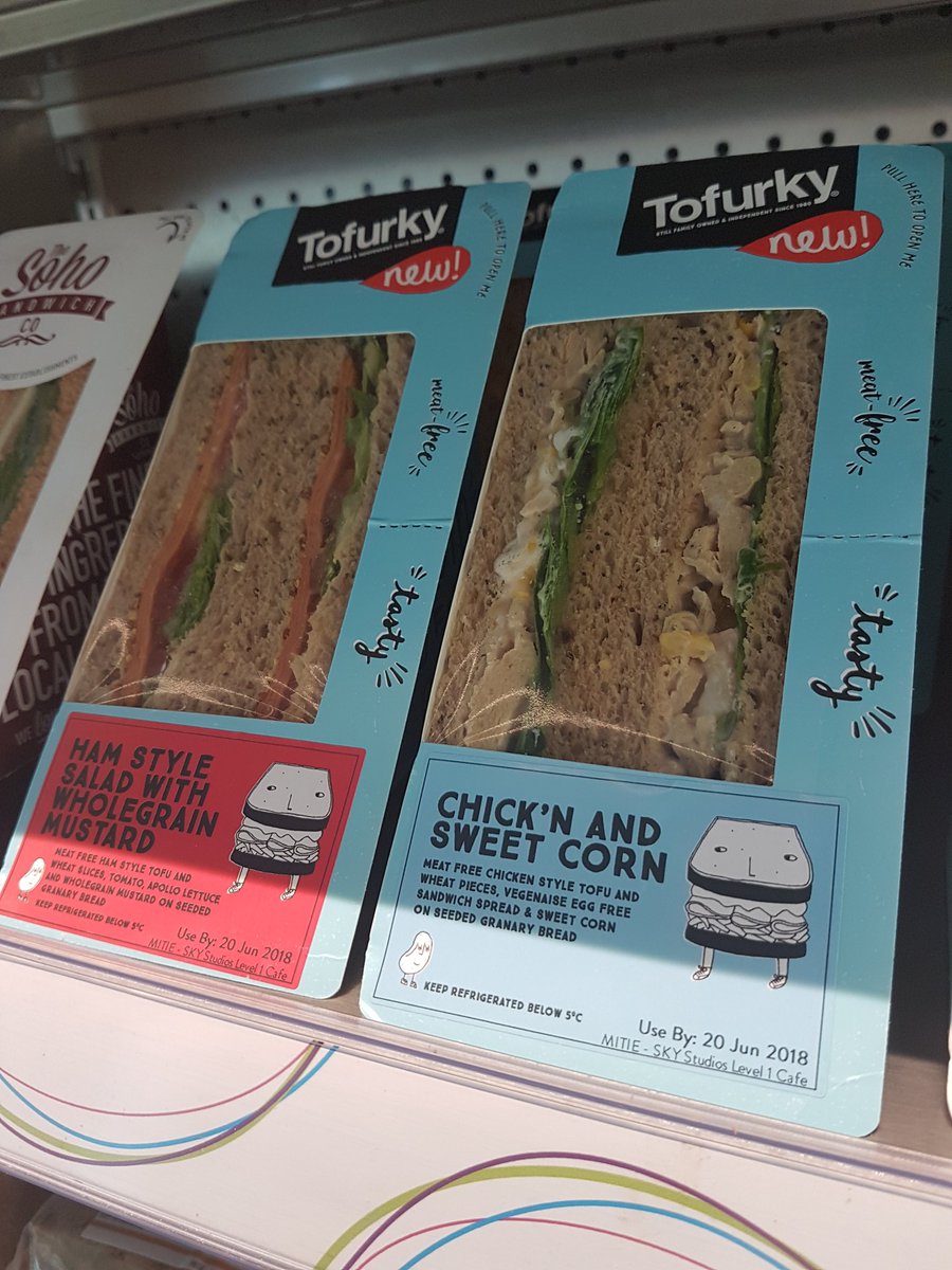 launch day of some of our vegan sandwich range across osterley today. let me know how they went down <a href="/workforsky/">LifeAtSky</a> <a href="/SohoSandwich/">The Soho Sandwich Co</a> #Vegan