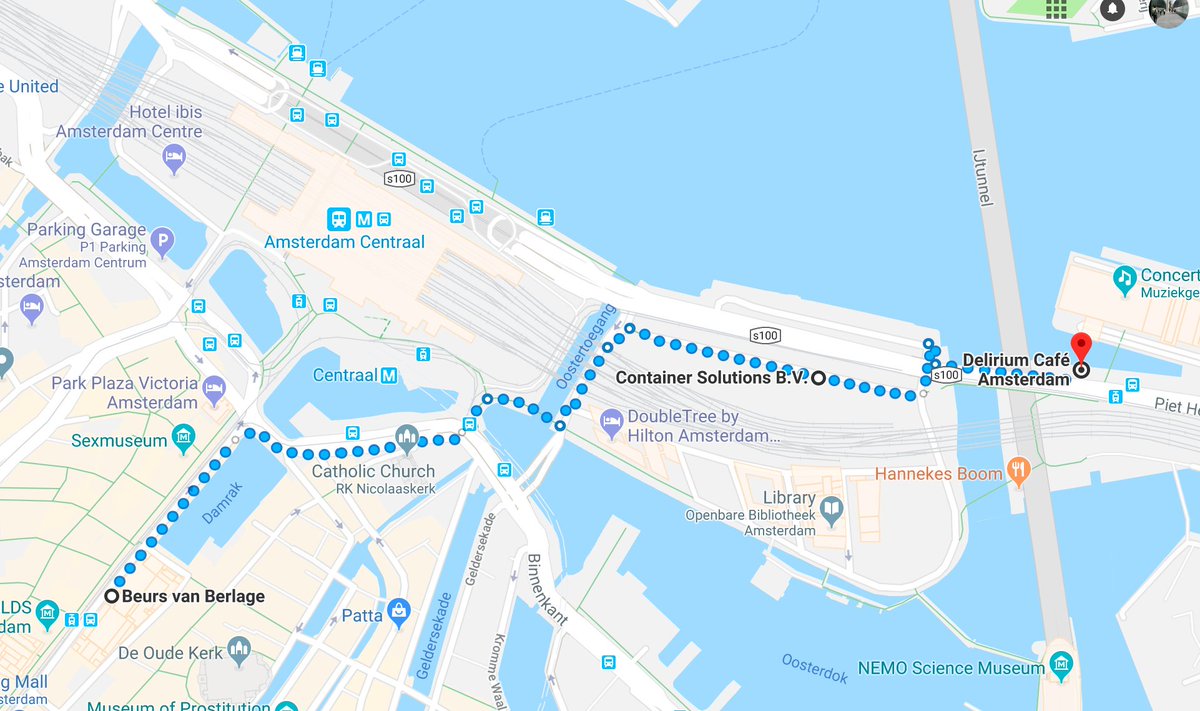 containersoluti's tweet photo. At #gotoams this week? Tomorrow, 19th June, walk from the conference to the Goto party via Beurs Van Berlage to Dellirium and you’ll find us outside our office treating everyone to delicious bitterballens. See attached map @GOTOamst https://t.co/aWB8bJSIVd