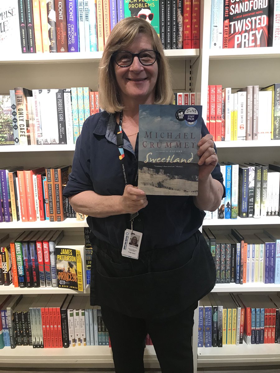 IndigospiritMSH's tweet photo. Today’s #StaffPickOfTheDay is Judy’s pick, Sweetland by Michael Crummey! “Great book! Makes you laugh, makes you cry, and you can almost smell the Newfoundland air by the end of it.” https://t.co/loncw1Qy9l