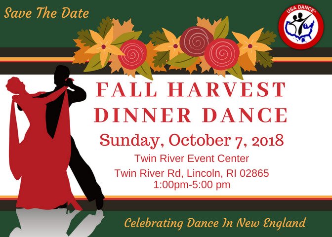 DancingDocsRI's tweet photo. Save the Date for the 2nd annual Harvest Dinner Dance  
October 7, 2018 - Held at Twin River Event Center https://t.co/s63G8mi2cy