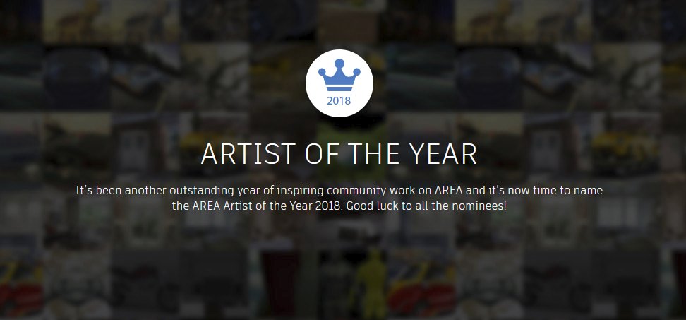AutodeskMudbox's tweet image. Voting starts today for AREA&apos;s Artist of the Year! Follow the link to vote for your favorite artists: autode.sk/2LWcGo7