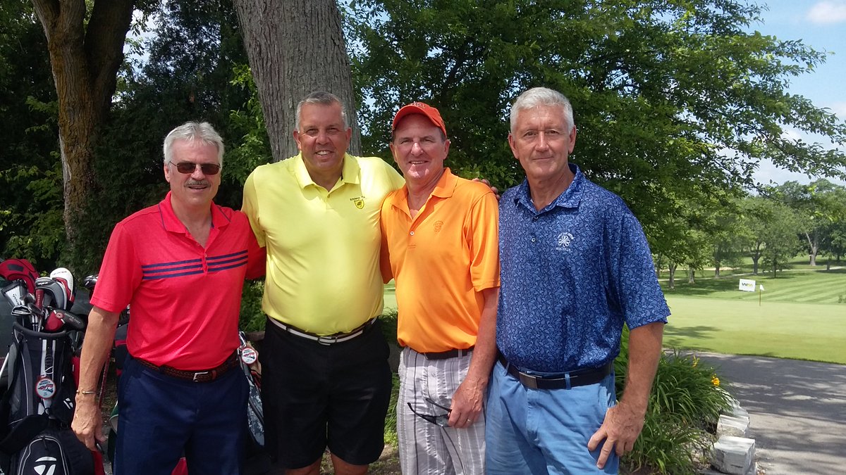 CarrollUAlumni's tweet photo. The morning shotgun is complete at #Carrollu Pioneer Golf Classic. Afternoon golfers getting ready to hit the course! https://t.co/7KYQPStdiS