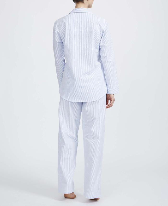 GrandpaJem's tweet photo. Made from 100% cotton seersucker. The freshest PJs for summer. £55.20 with the code BRITISHBOXERS20 on https://t.co/hoPQFlmKxx #summerpyjamas #pjs #cotton #nightwear #summercollection #britishboxers #capsule https://t.co/R3USp1cIOm