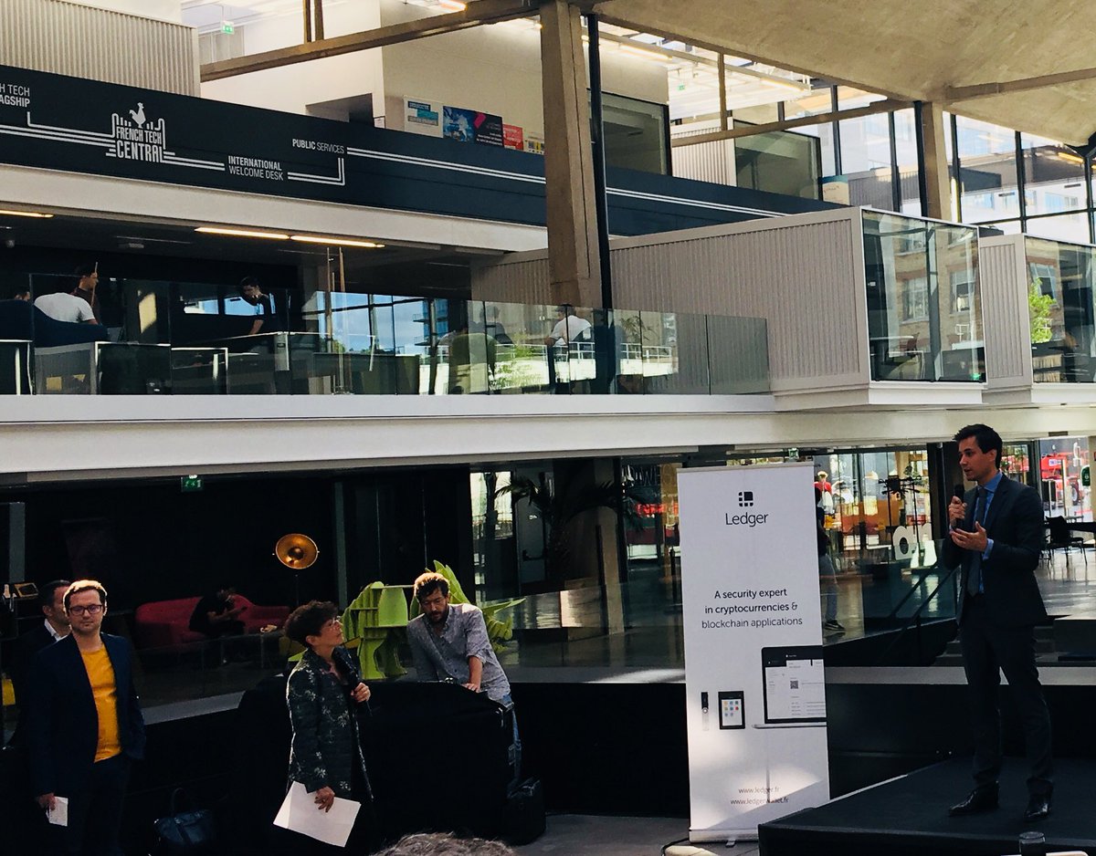PuckAnne's tweet photo. France, terre d’accueil pour l’écosystème Blockchain @Pierr_Person #StationF #ChainAccelerator https://t.co/9gUbAVr945
