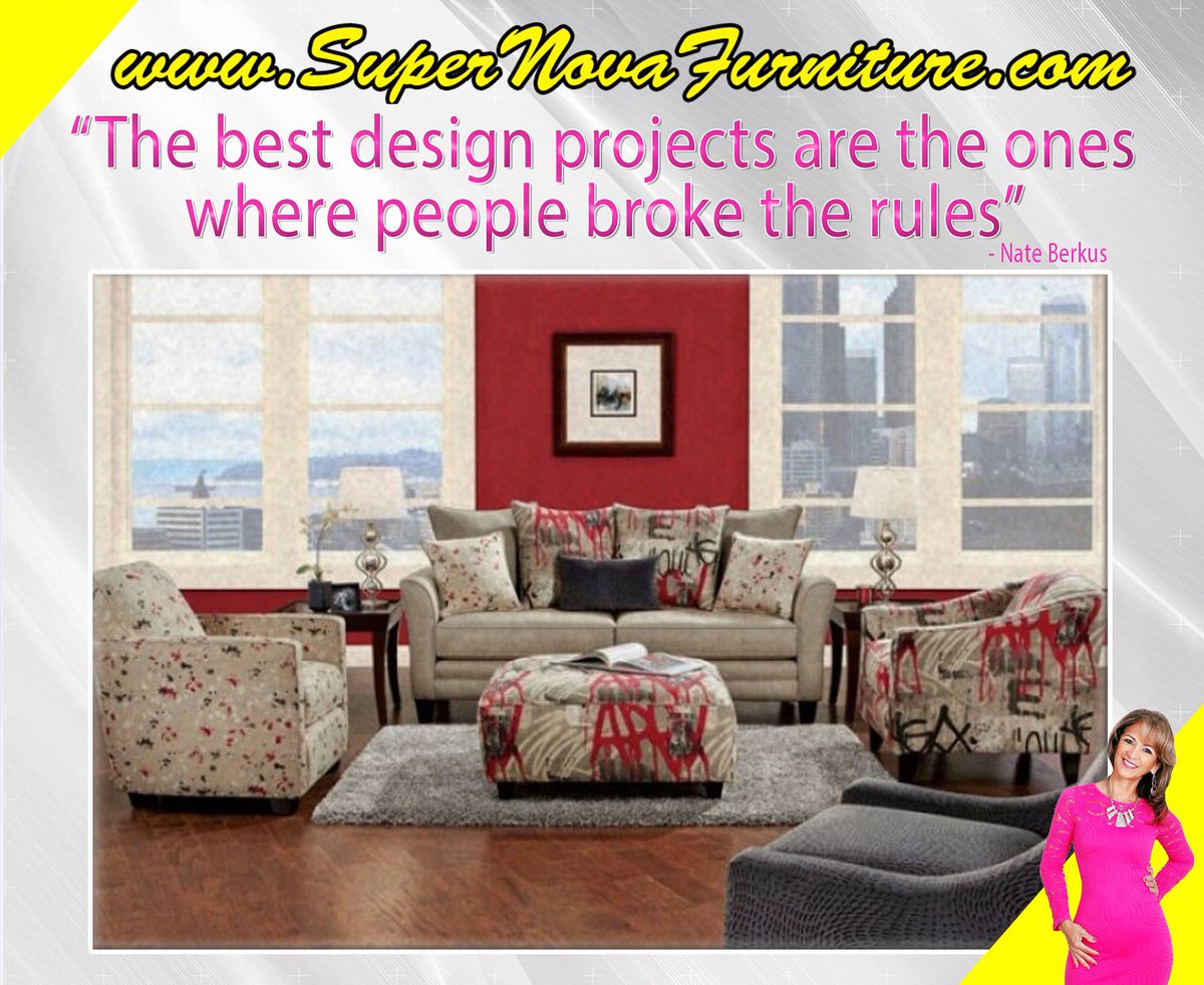 supernova_tx's tweet photo. Who else loves to break the rules? 😎🙌 #Monday #inspirationalquotes  #motivationalMonday #homedecor #NateBerkus #designprojects #braketherules #sofa #loveseat #ottoman #accentottoman #accent #accentcolor #red #color #Furniture #Houston #junespecials #June #furnitureshopping https://t.co/JIIinZ3xzu