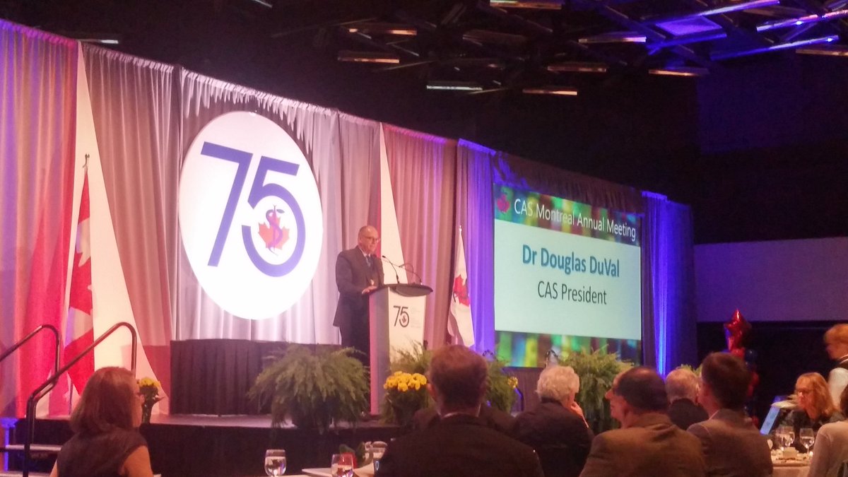 casmack3's tweet photo. @DouglasDuVal introduces @CASresidents #CAS_SCA2018 #CAS75 https://t.co/h5gkermpV8