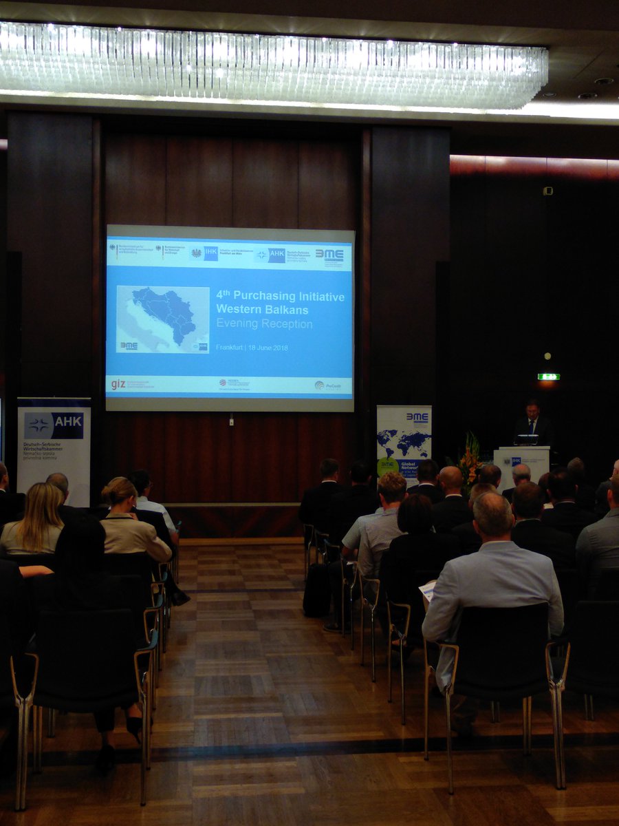 __hej's tweet photo. Bringing buyers &amp; suppliers together - @BMEeV 4th annual purchasing initiative for the Western Balkans! #bme_global @olaf189 https://t.co/iUQ00V3ERH