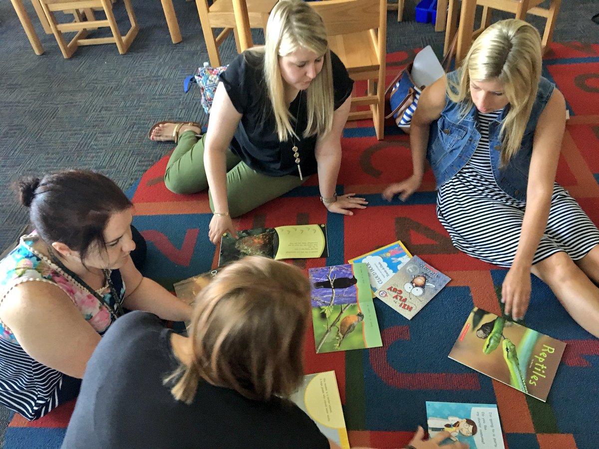 KateWintuska's tweet photo. It was a great morning of learning about and exploring Guided Reading! #teachersummer #flexpd #wcpsleads https://t.co/eSPp8hQt02