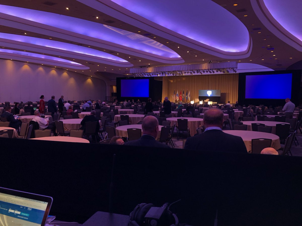 defensecomm's tweet photo. Here we go! #ADCSummit Opening Keynote about to kick off. Who's Ready? https://t.co/R2IrYf4Xcz