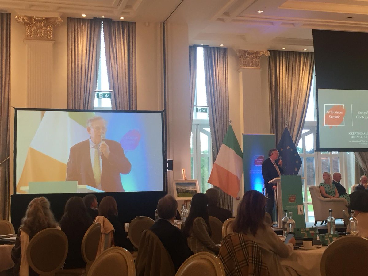 ArtBusinessEU's tweet photo. We’re joined today by George Stacpoole from Stacpoole Antiques who will introduce our final panel. George has long experience in the purchase of art and antiquities and tells us that art should be about passion not numbers #ArtBusinessEU https://t.co/njozxZaWuh