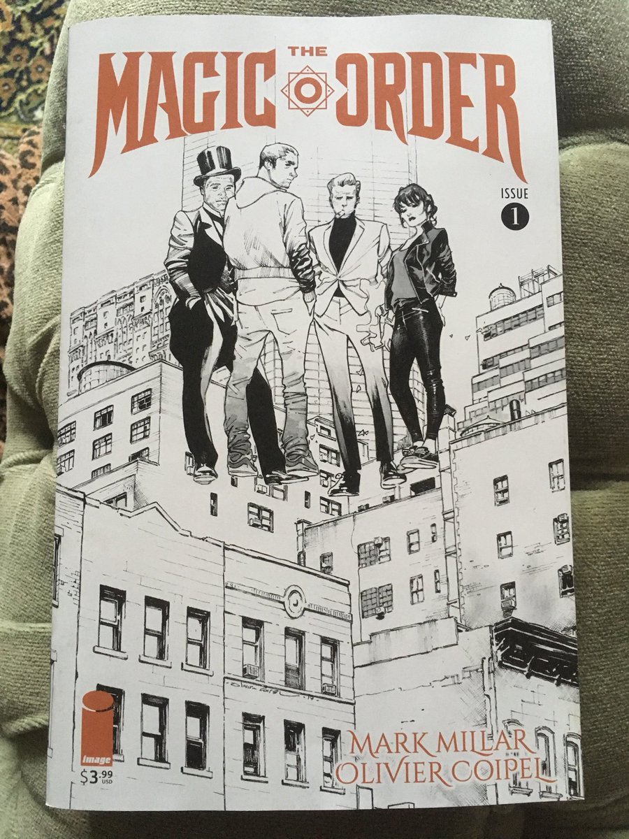 Today’s comic is #TheMagicOrder Issue one. By @mrmarkmillar and #OliverCoipel ,@ImageComics .A Strong first Issue with stunning art,a dream pairing.#ImageComics #Millarworld #Netflix #Comicbook #Comics .