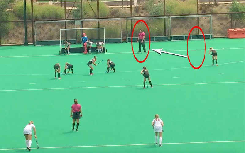 USAFieldHockey's tweet photo. In our fast-paced world of instant communication, social media, internet speeds and cell phone video, field hockey is also moving at warp speed. It's become so fast the umpiring mechanics on positioning must change just to keep up with it. https://t.co/XjigWFisii https://t.co/J6A8CILLK2