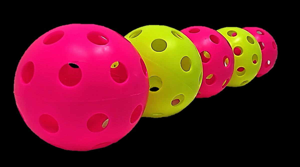 RiverStyks's tweet photo. Try out our RiverStyks pickleballs! See how durable our injection molding, USAPA approved balls really are. Shop at https://t.co/eS9E9WBerd #RiverStyks #Pickleball https://t.co/Bal8mNLMK8