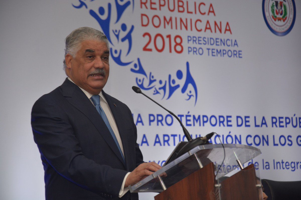 Canciller <a href="/MiguelVargasM/">Miguel Vargas</a>: Valoramos grandemente esta iniciativa que nos permite, en el día de hoy, poner en perspectiva la necesidad de avanzar hacia la creación de espacios que vinculen voluntades políticas que impulsen mejoras en la gestión municipal a nivel regional.