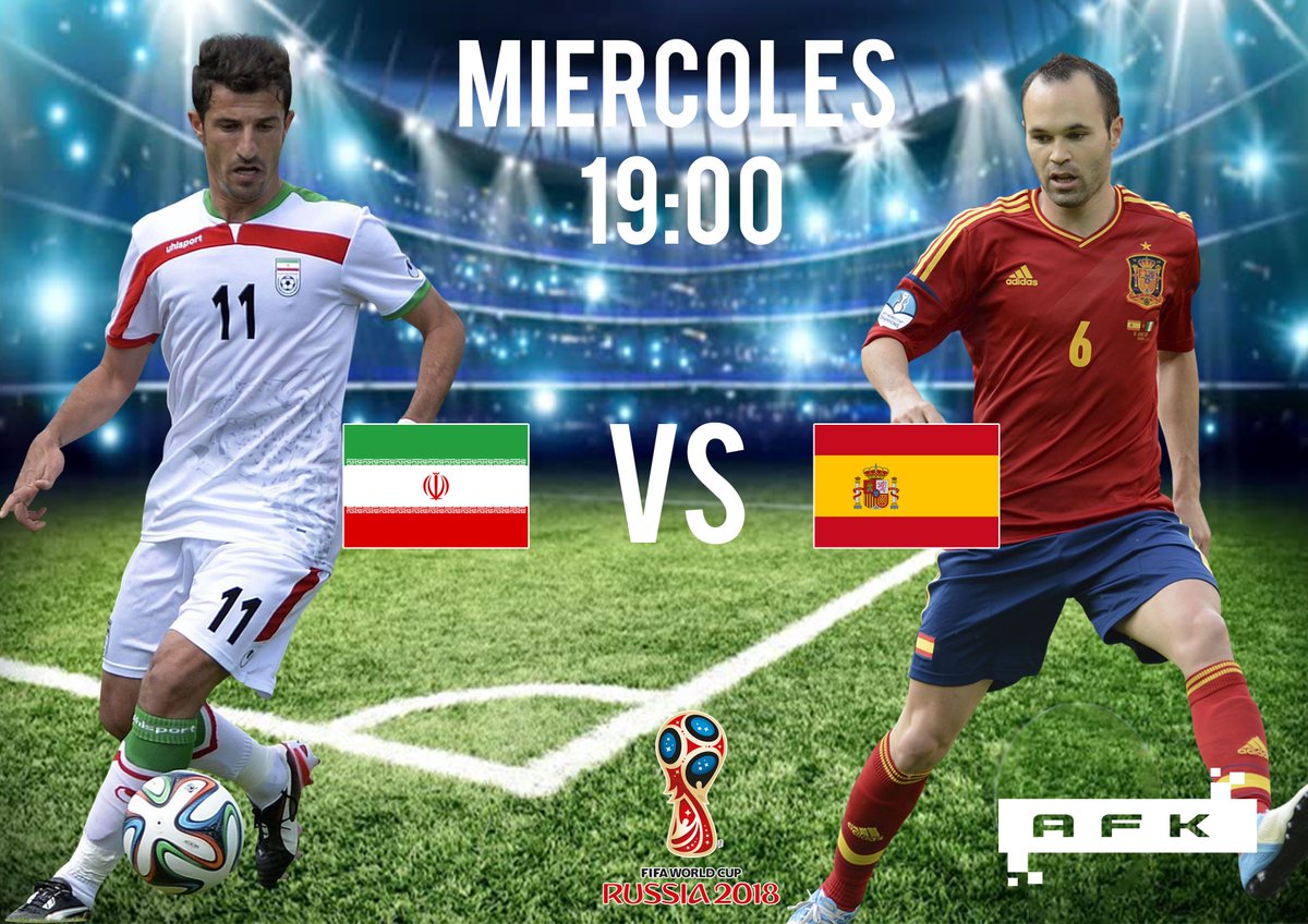 ⚽Este miércoles vuelve el #Mundial al AFK ⚽
Pondremos entre otros, el partido de Irán - España

No olvides la #Promoción que tenemos para todo el mundial->
💲Pide tu cubo de 5 Dorada Pilsen por sólo 6,50€! 🍻🍻🍺