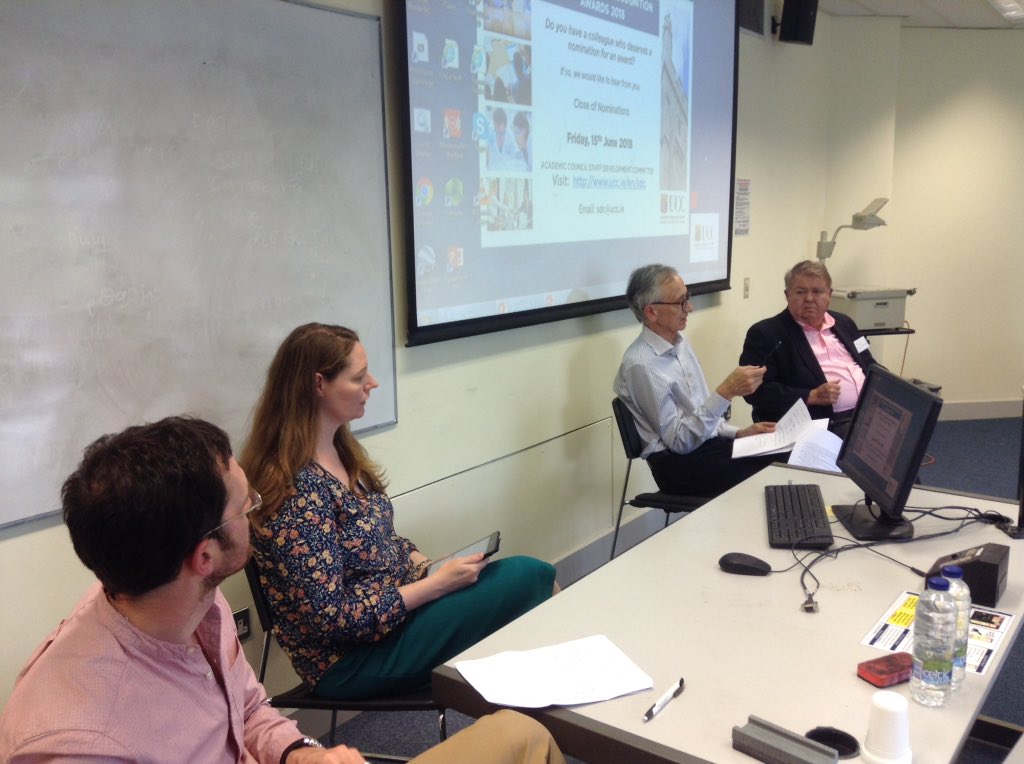 The Q&amp;A for an excellent panel on the Irish Diaspora in the USA <a href="/acis2018/">Redouane El hachimi</a> #ACISCork Engafing discussions on the history and future of Irish America and what constitutes that identity.