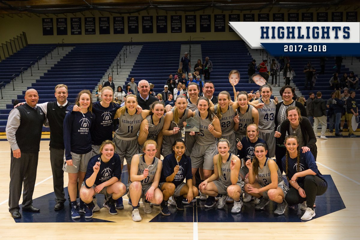 GFUAthletics's tweet photo. 2017-2018 Highlight: SIX George Fox teams won Northwest Conference Championships! #GFUYearInReview https://t.co/tMM1OlitJH