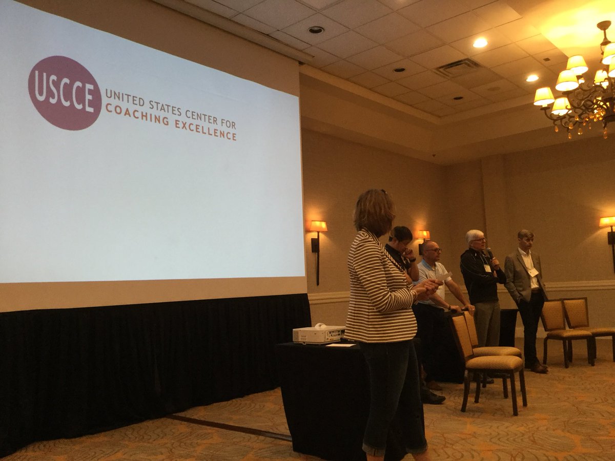 CoachingEd's tweet photo. Exciting post international keynote panel conversation facilitated by Sarah McQuade, Penny Crisfield, Linda Low, &amp; Celia Slater @LindaOrkneylass @etcconsultants @goteamtruenorth @cpurposeslater @ICCE_coaching #coachexcellence https://t.co/Ts4jvi8Vli