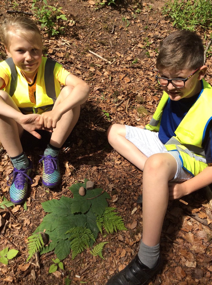 DunnottarSchool's tweet photo. Learning outdoors. P5 enjoying the fact we are so close to Dunnottar Woods! #OutdoorEducation #EngagingActivity https://t.co/S8jJz2SQRA