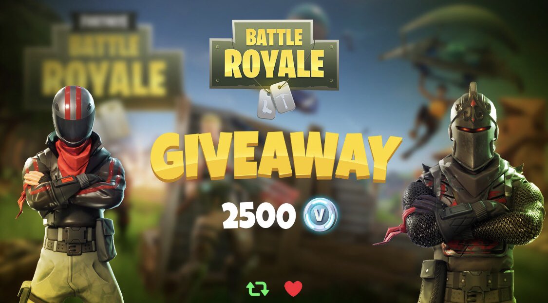 FunnyyTweet's tweet photo. New 2,500 V-Bucks Giveaway!

To enter, Retweet &amp; Follow @Fortnite_B_R To Win!

Winner Soon, Good Luck🍀 https://t.co/NdE62YnTZV