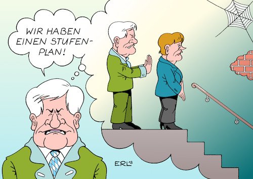 ErnstvAll's tweet photo. Stufenplan
(Cartoon Erl) https://t.co/CciupTNLpH
