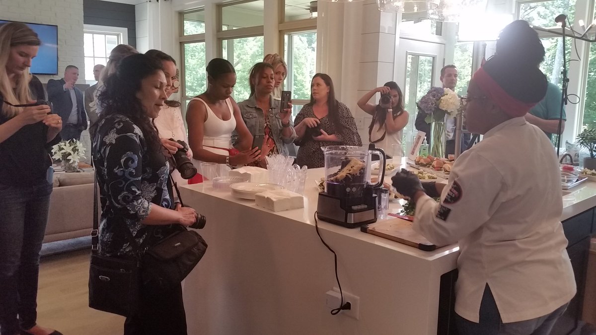 We excited to see what <a href="/cheftregaye/">Tregaye Fraser</a> is whipping up in our #PulteSmartHome kitchen!