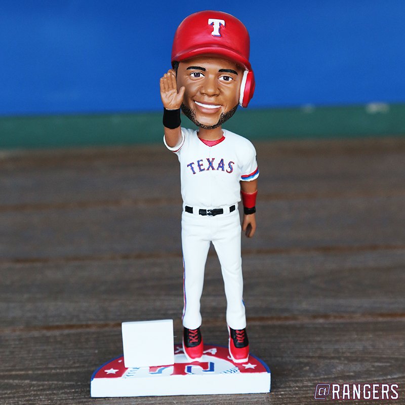 Rangers's tweet photo. Up top! RT to celebrate the return of @ElvisandrusSS1 for a chance to win a complete set of Rougie/Elvis High Five Bobbleheads.

NO PURCHASE NECESSARY TO ENTER OR WIN. See Official Rules: https://t.co/2Is9OLiEAx https://t.co/jkGmPvIUHr