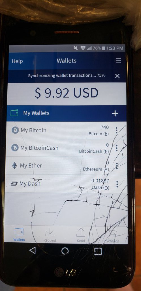 KennethBosak's tweet photo. Help her buy a new phone on @PurseIO with #crypto. She got herself an @EdgeSecure wallet!!
I sent a #TipWithDASH and a #TipWithBitcoin
#DASH #BTC #BITCOIN #CRYPTO #cryptocurrency #cryptocurrencies https://t.co/Qf9lEbQj5V