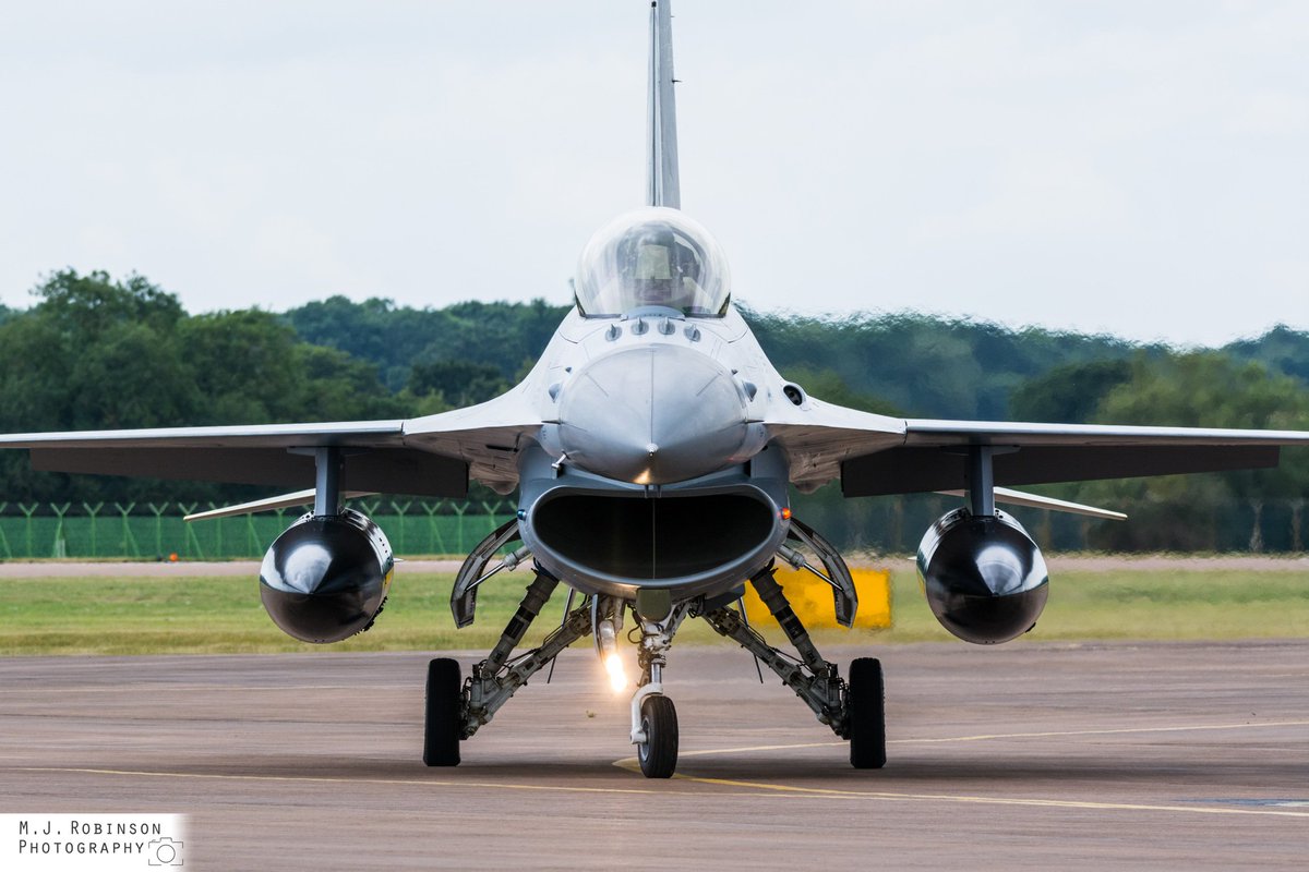 #Belgian Air Force <a href="/BeAirForce/">Belgian Air Force🇧🇪</a> F-16AM #FightingFalcon arriving for static display at #RIAT <a href="/airtattoo/">Royal International Air Tattoo</a> 2017. Can’t wait for this years show!! <a href="/avgeekretweeter/">Thomas Saunders</a> <a href="/AviateAddict/">AviationAddiction</a> <a href="/aviation_report/">Aviation Report</a> @F16net  @F16net