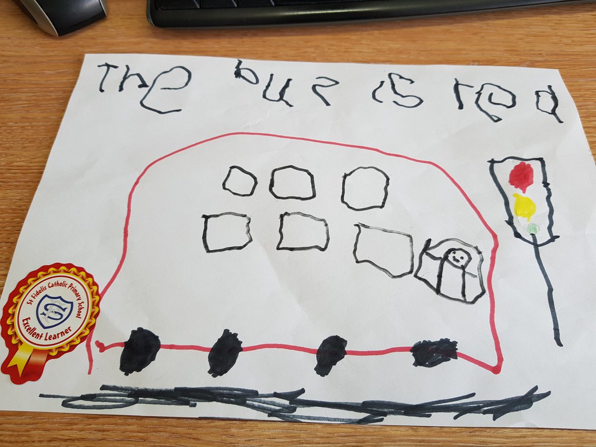 headstfidelis's tweet photo. How about this for some independent writing in the Nursery today? #Nursery #excellentwriter https://t.co/LXwXIvrFPC