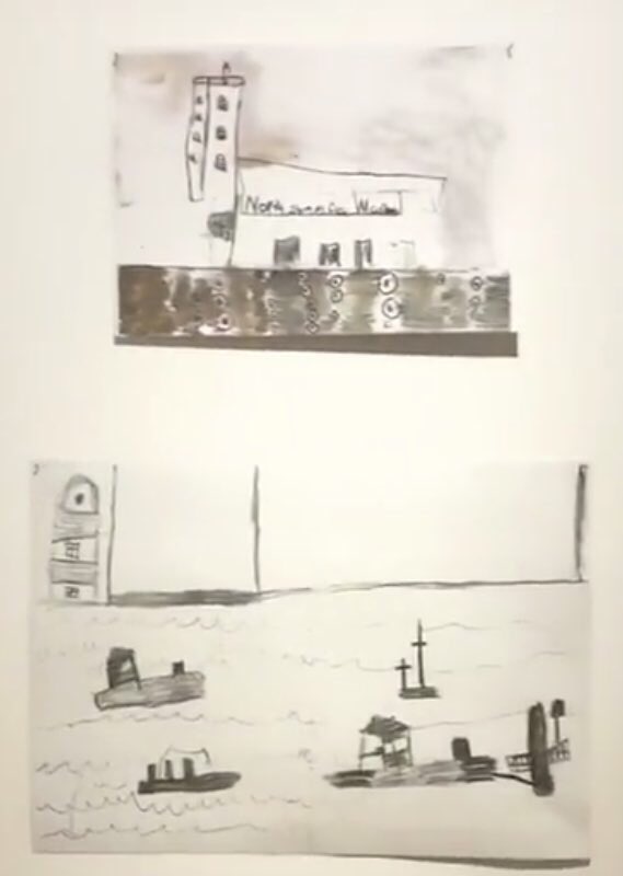 CustomsHouseLP's tweet photo. .@tcfcharity have helped 8 young artists put on an exhibition inspired by the Tyne. They’ve drawn, painted, laughed &amp; smiled. Thanks to our artist @DavidGWilkinson. We believe every child has the right to be happy, safe and have a sense of belonging @thecustomshouse https://t.co/cgDTqaztFY
