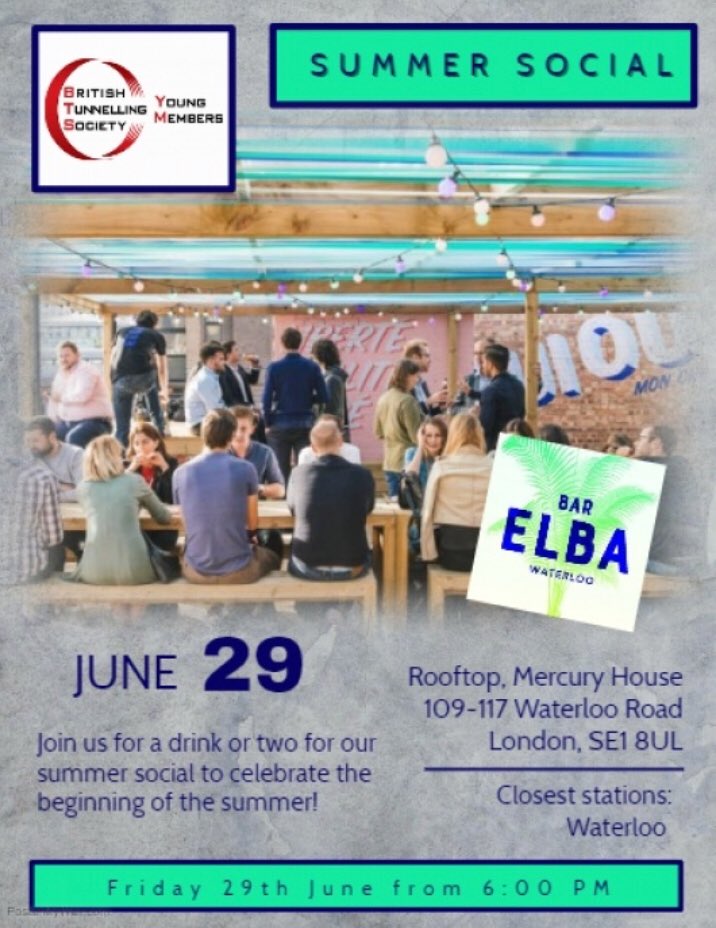 BTSYM's tweet photo. Let the summer begin! We are glad to invite you to our summer social event. Join us for a couple of drinks on Friday 29th of June at the rooftop of Bar Elba at Waterloo, hoping that the weather will be on our side! #summersocial #BTSYM https://t.co/s6yC43yn5t