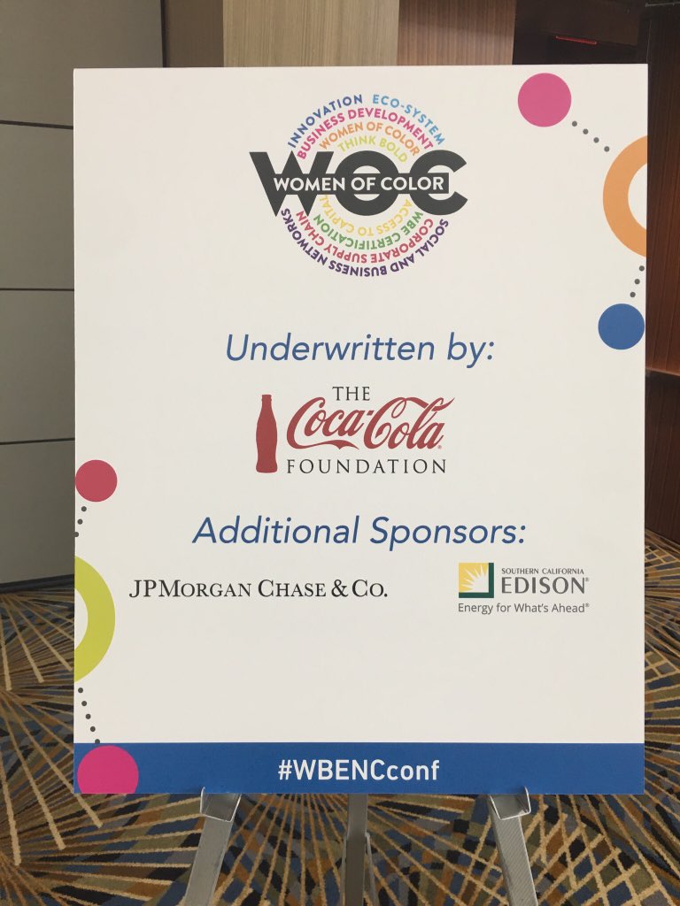 SCE proud to co-sponsor Women of Color event with Coca-Cola at WBENC National Conference