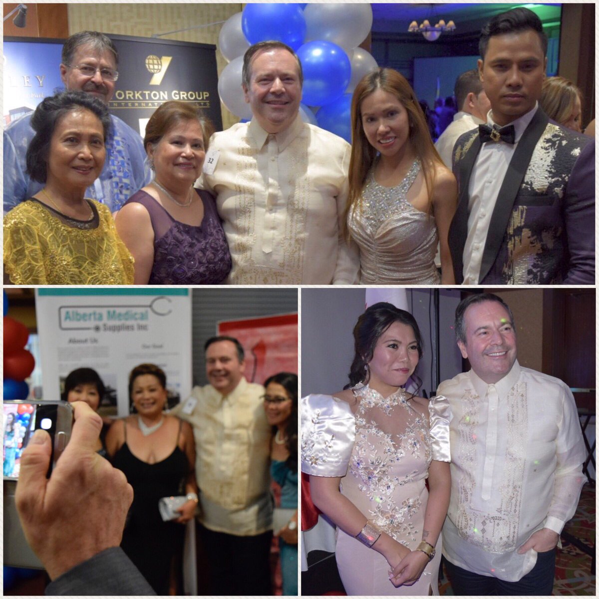 jkenney's tweet photo. Wonderful time celebrating #Philippines Independence Day with #Edmonton’s Filipino community on Saturday. Somehow I got talked into entering the men’s pageant and came-in “second runner up!” https://t.co/B4ZSkZaoJC