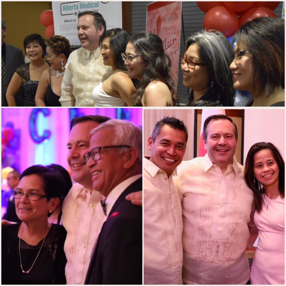 jkenney's tweet photo. Wonderful time celebrating #Philippines Independence Day with #Edmonton’s Filipino community on Saturday. Somehow I got talked into entering the men’s pageant and came-in “second runner up!” https://t.co/B4ZSkZaoJC