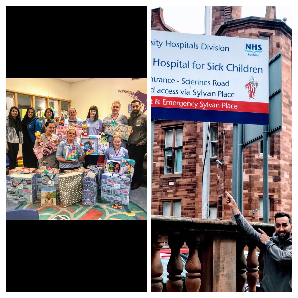 WCFWORLD's tweet image. A few days ago the world Care Foundation volunteers visited the Royal Hospital for Sick Children Edinburgh to donate new toys. The volunteers heard of all the amazing work the hospital staff are doing for the children and their families