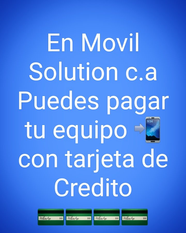 MovilSolutionca's tweet photo. Somos Móvil Solution C.A., tienda virtual que te ofrece venta de equipos celulares inteligentes y sencillos (de teclas) en los mejores precios del mercado. #MovilSolution #VenezolanosEnChile #VenezolanosEnEcuador #VenezolanosEnPerú #VenezolanosEnPanamá #VenezolanosEnUSA https://t.co/YMz2GO4vcm