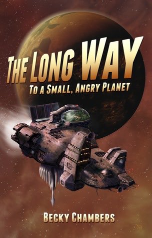 amweber_writes's tweet photo. Day 18 #PrideRec: The Long Way to a Small, Angry Planet by Becky Chambers
It’s the stuff I love about Firefly, Farscape and Mass Effect but with even MORE canon queer and gender binary-defying content https://t.co/Kuy6YEAfJX