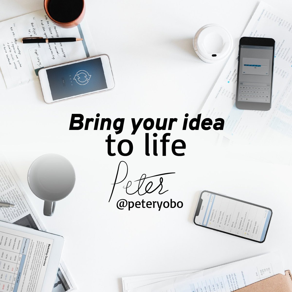 PeterYobo's tweet photo. There is a power in being able to create. Just do it. Wallpaper is in my story. https://t.co/kgsd5qdqy3