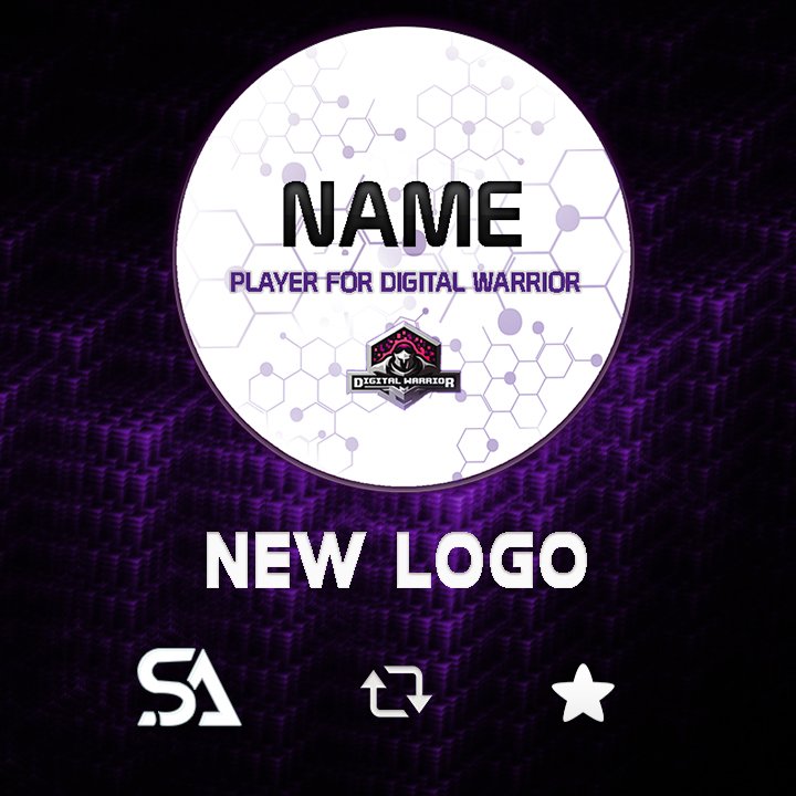 🔸New Logo for <a href="/DigitalWRS/">📀Digital Warriors💿</a>🔸

🔸🔁 y ❤️ Se agradece

🔸Pedidos al MD📩