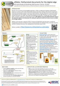 Rothamsted_docs's tweet photo. The eRADoc poster that we presented at the recent LTE conference, is now on @figshare eRADOCPoster-May2018.pdf https://t.co/oqICq4ENgQ #openscience #openresearch #openaccess https://t.co/vE9XNgokoQ