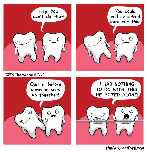 PinefieldDental's tweet photo. #CartoonMonday #Braces https://t.co/EW1BZ43ouc